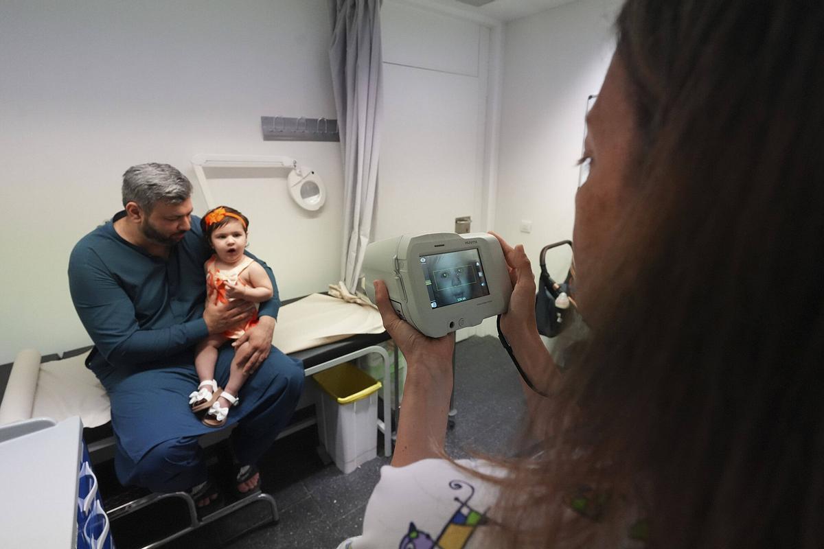 Les imatges del cribratge precoç per detectar l'ull gandul