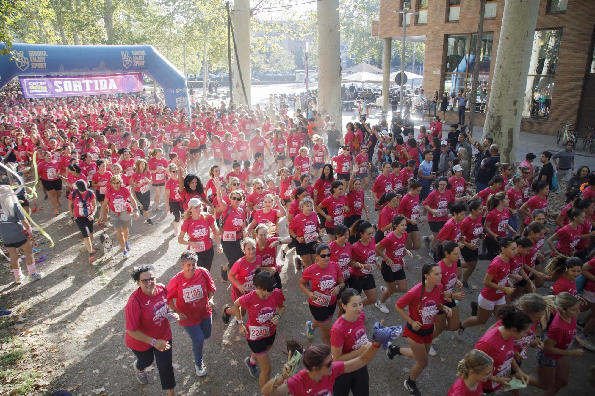 Les millors imatges de la 10a edició de la Cursa de la Dona