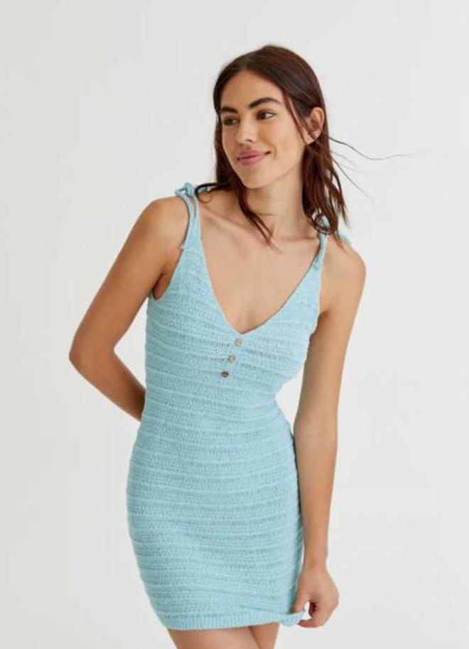 Vestido azul de Pull&amp;Bear