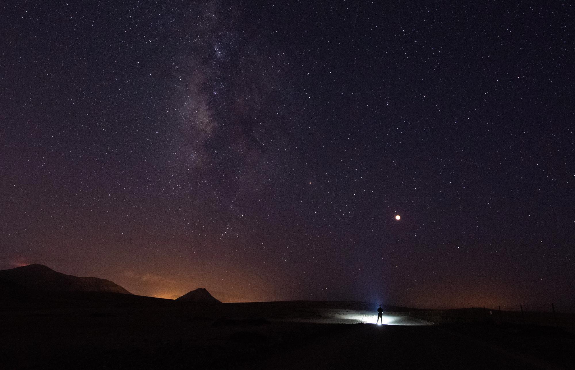 Eclipse de luna visto desde Fuerteventura (15/05/2022)