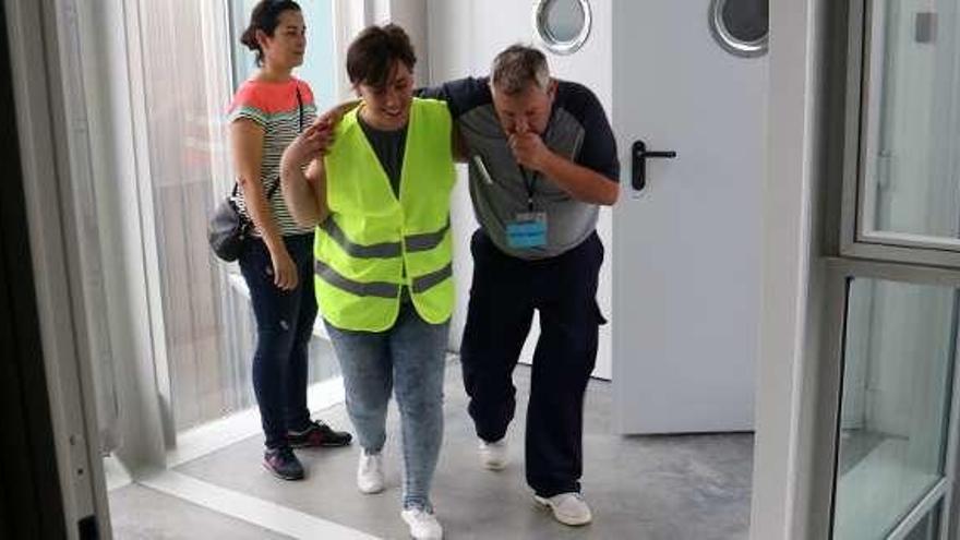 Simulacro de emergencia en el CITI. // Duvi