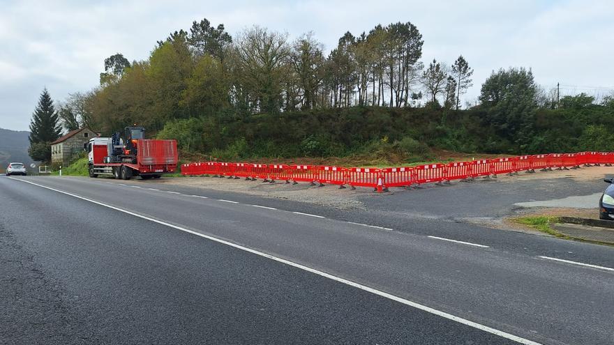 El Concello de Barro paraliza las obras de una plataforma para el transporte de aerogeneradores del Acibal