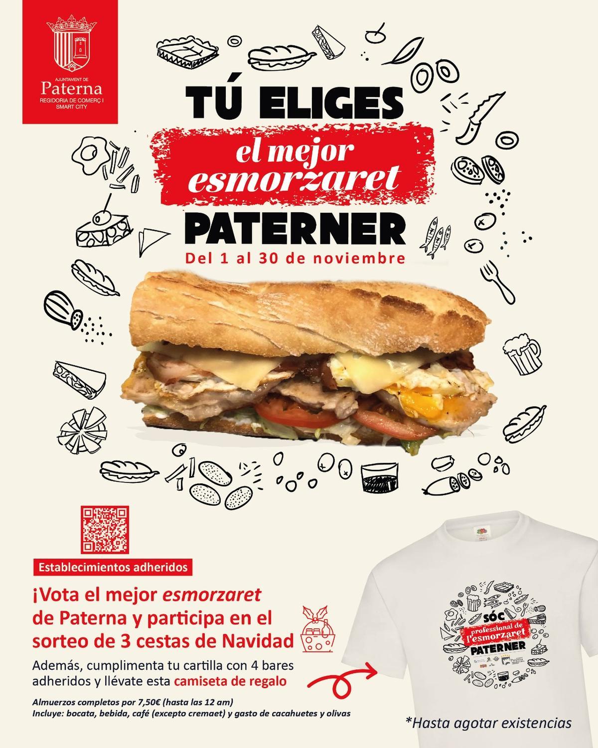 Cartel promocional del evento gastronómico de Paterna