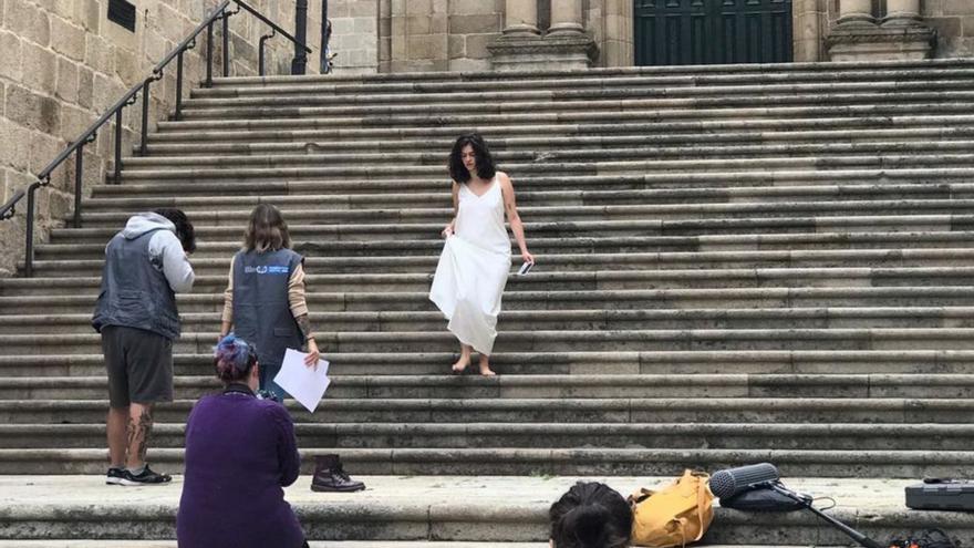 Rodaje en Ourense en una edición anterior del OUFF. | FdV