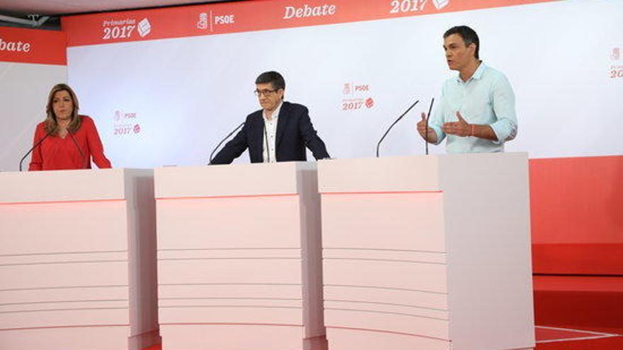 Pedro Sánchez, Patxi López i Susana Díaz