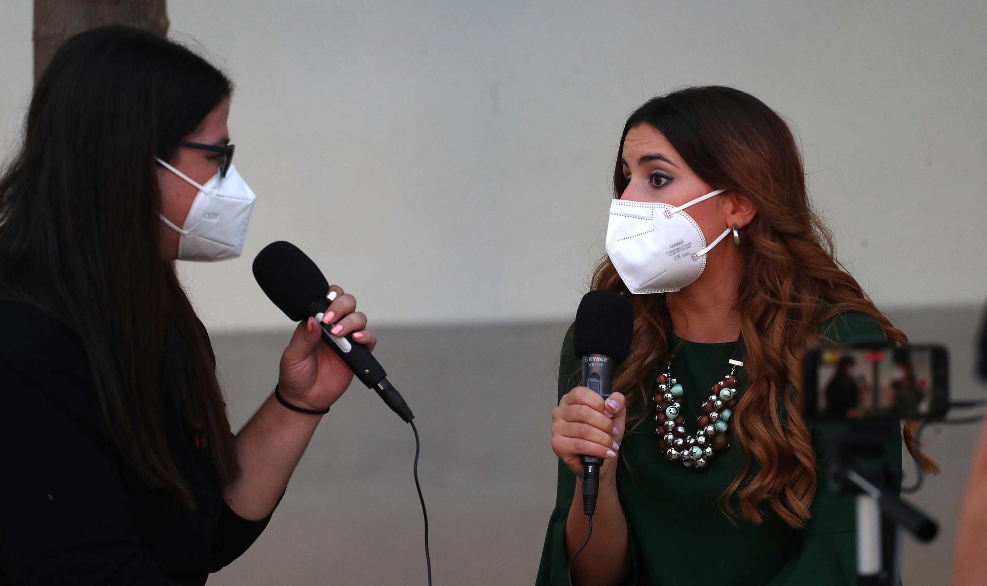 Primera aparición de las candidatas a falleras mayores de València 2022