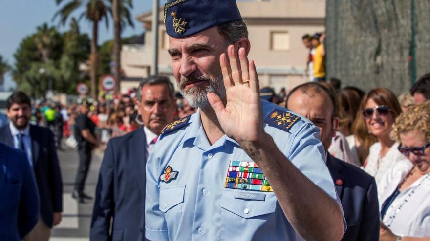 El rey Felipe VI, en la AGA, en 2018.