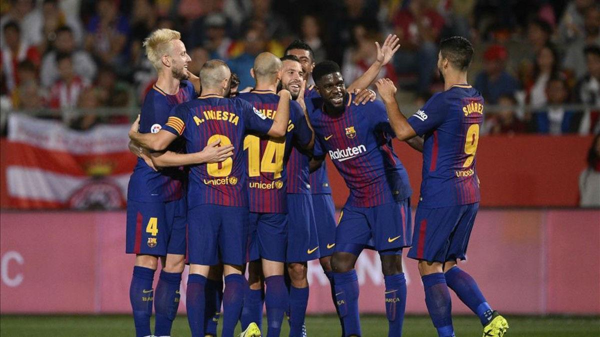 LALIGA | Girona-Barça (0-3): El gol de Aday en propia puerta que puso el 0-1