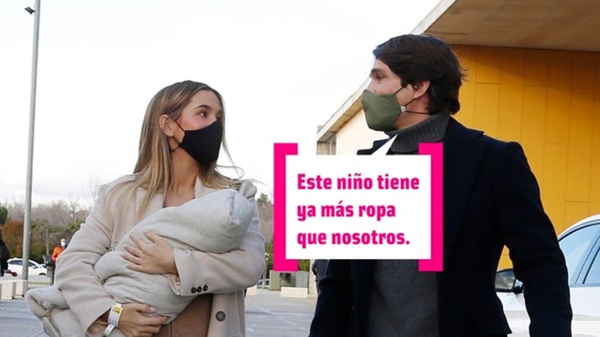 María Pombo tiene el look 'redondo' para después de dar a luz: un 'monocapucha' de Zara