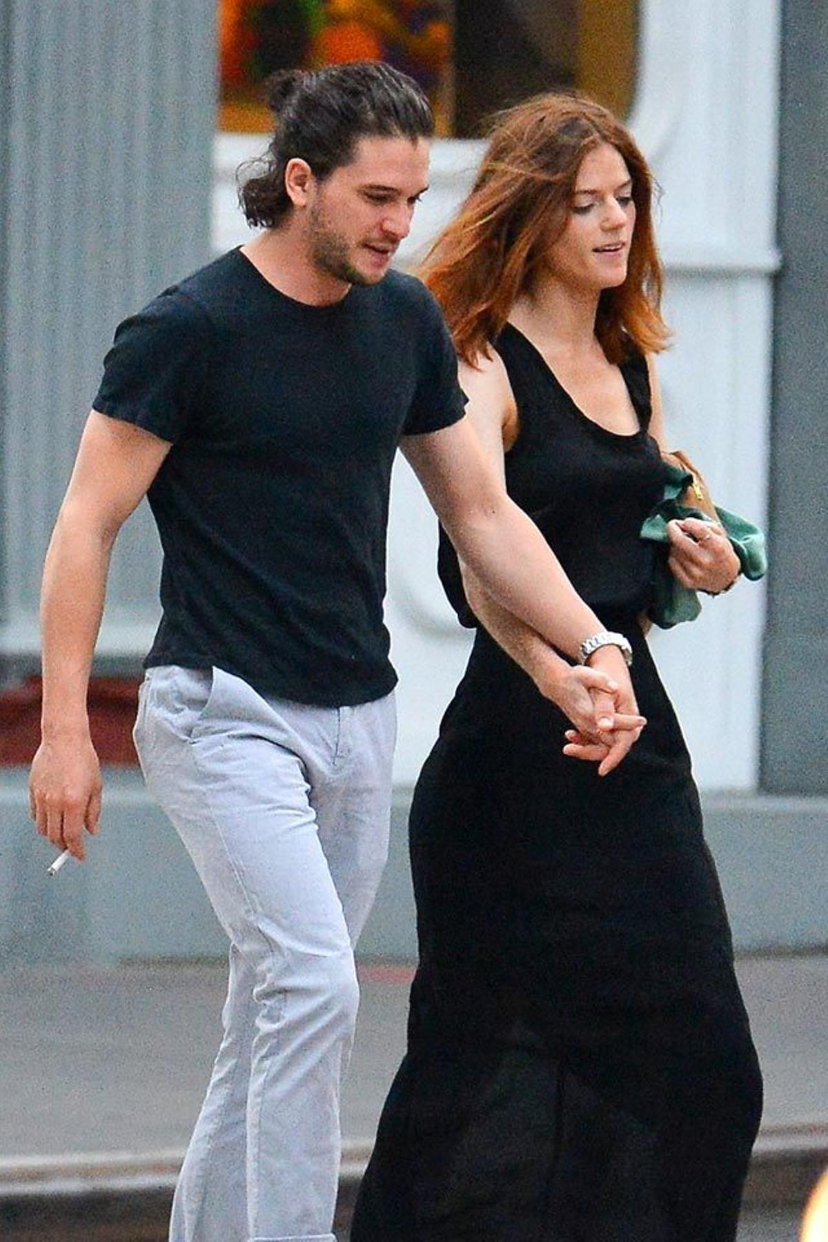 Kit Harington y Rose Leslie, inseparables por Nueva York