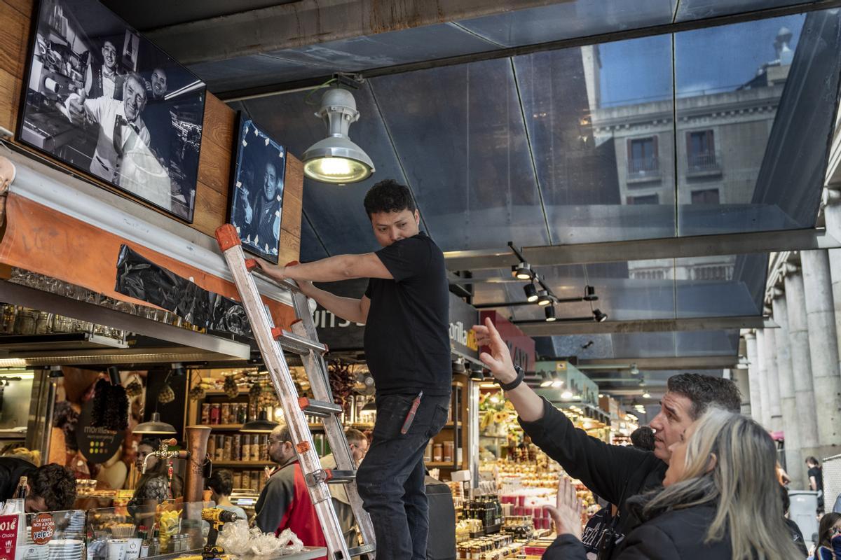 El antiguo Pinotxo de la Boqueria se convierte en El Mític Bar pero utiliza al icónico fundador