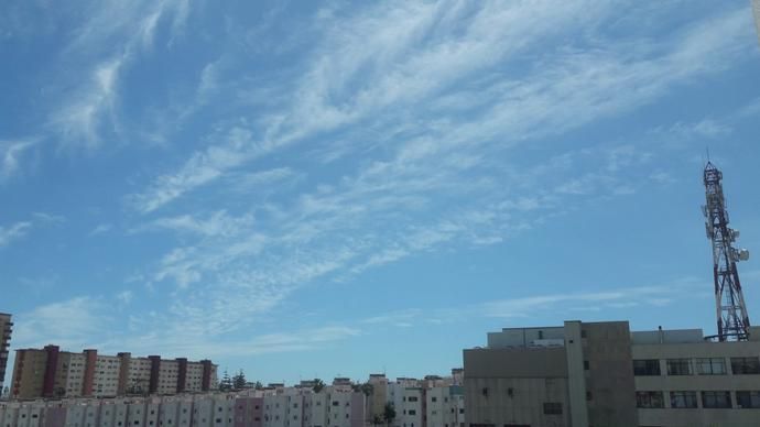 El cielo de Gran Canaria libre de contaminación po