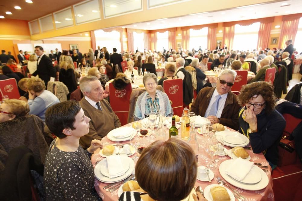 Comida de Santa Lucía de los ciegos de Asturias