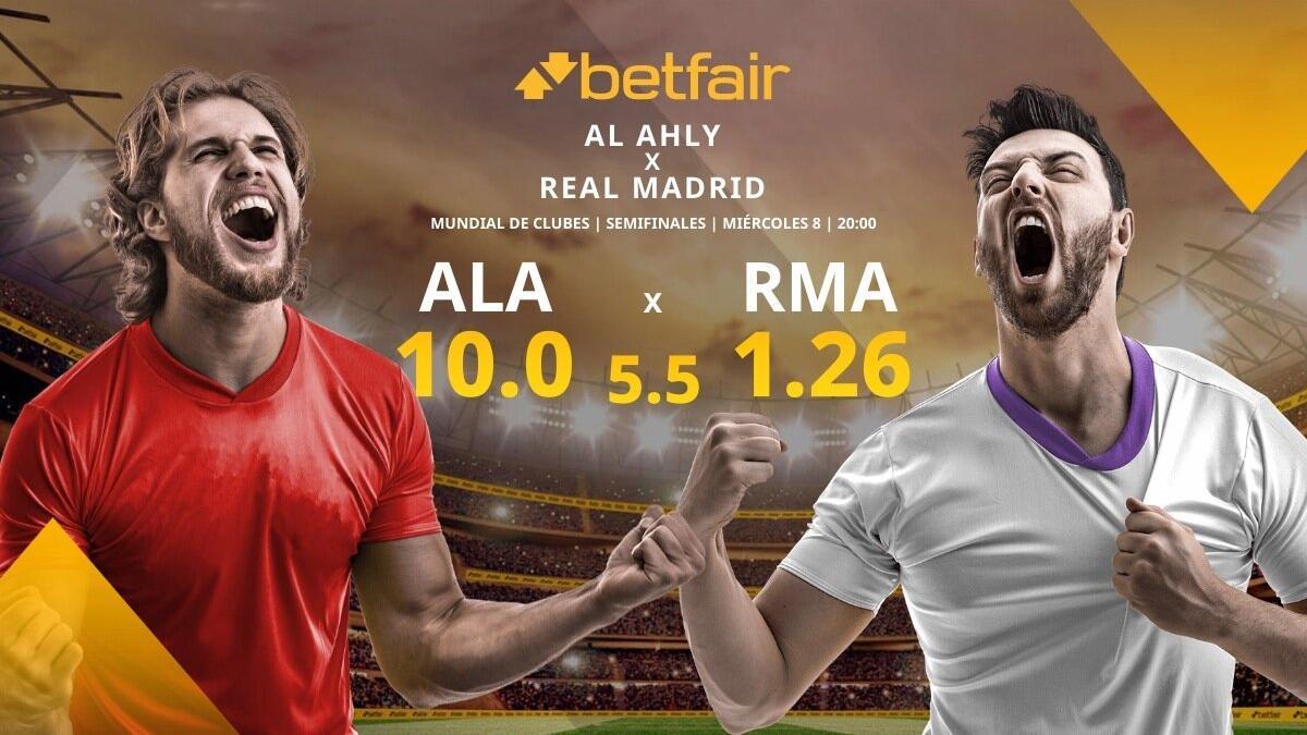 Al-Ahly SC vs. Real Madrid: alineaciones, horario, TV, estadísticas y pronósticos