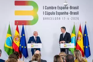 Sánchez y Lula exhiben su alianza anti-Trump con la firma de 15 acuerdos: "Cuando se dan retrocesos en democracia, aparece el fascismo"