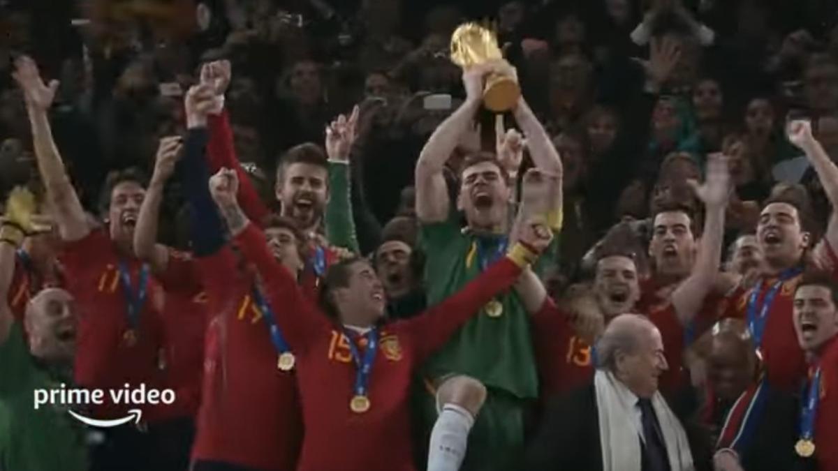 Captura del tráiler del nuevo documental de Amazon Prime sobre la Selección Española 'La Absoluta' dirigido por Jorge Laplace.