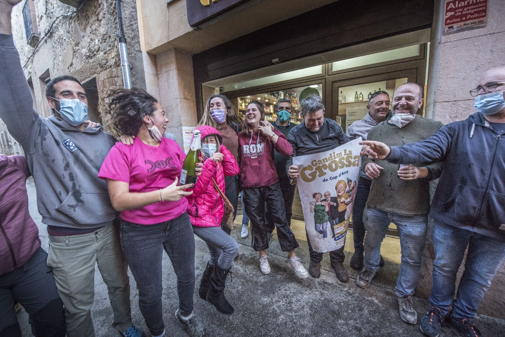 Alegria a Castellterçol pel primer premi de la Grossa de Cap d'Any 2021