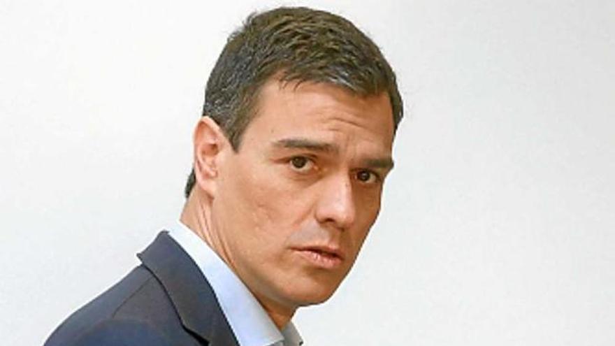 El socialista Pedro Sánchez