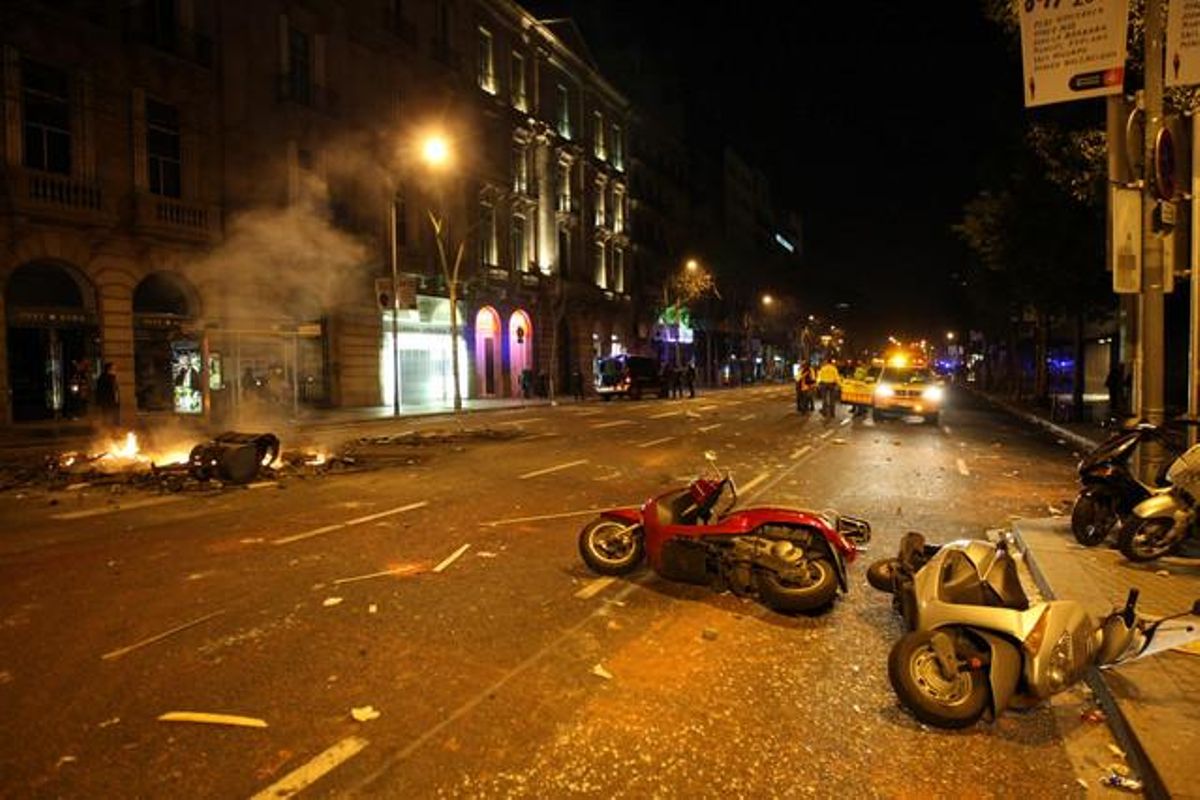 Los incidentes del 29-M, vistos por Julio Carbó.