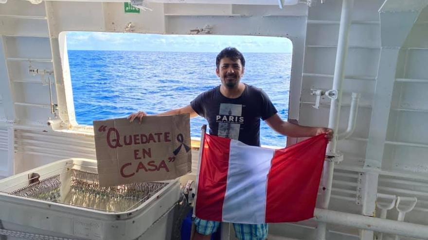 Charapita iba a bordo del buque hundido el pasado martes en aguas canadienses.