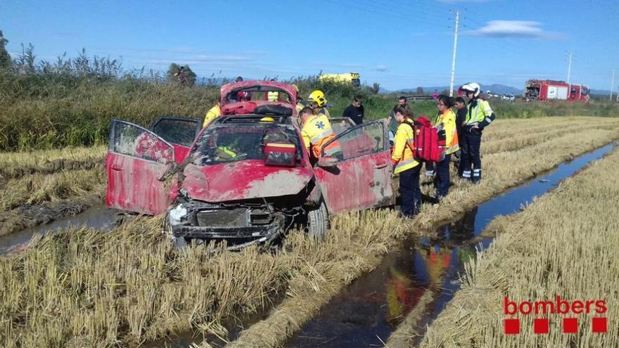 Ingressa a l&#039;Hospital de Figueres una persona ferida en un accident a Bellcaire