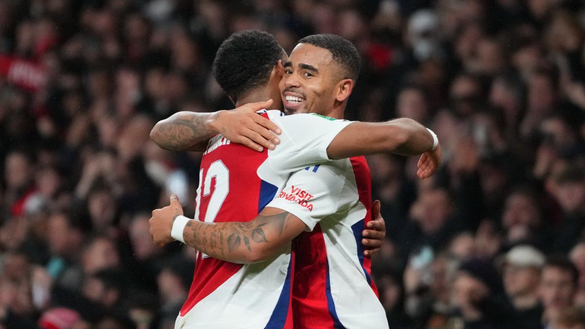 Arteta: "Me alegro mucho por Gabriel Jesus"