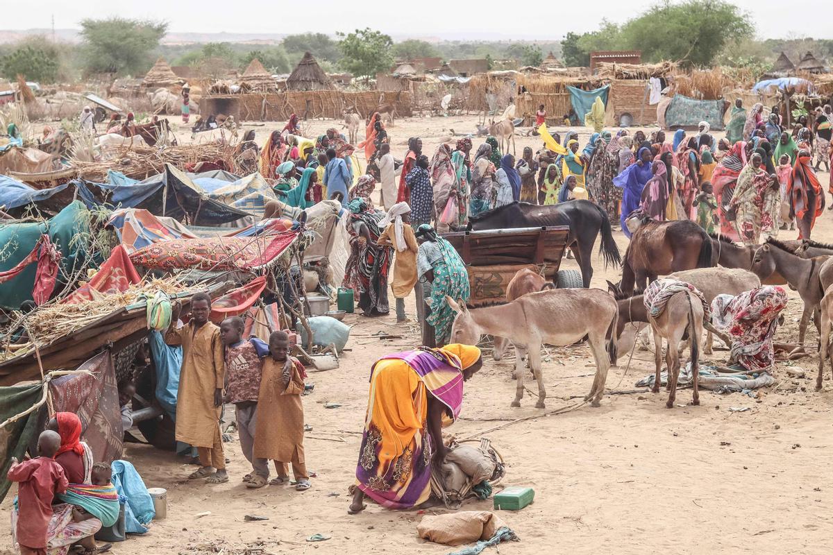 Éxodo de refugiados sudaneses hacia El Chad