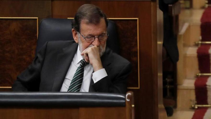 Mariano Rajoy, aquest dimarts al Congrés dels Diputats.