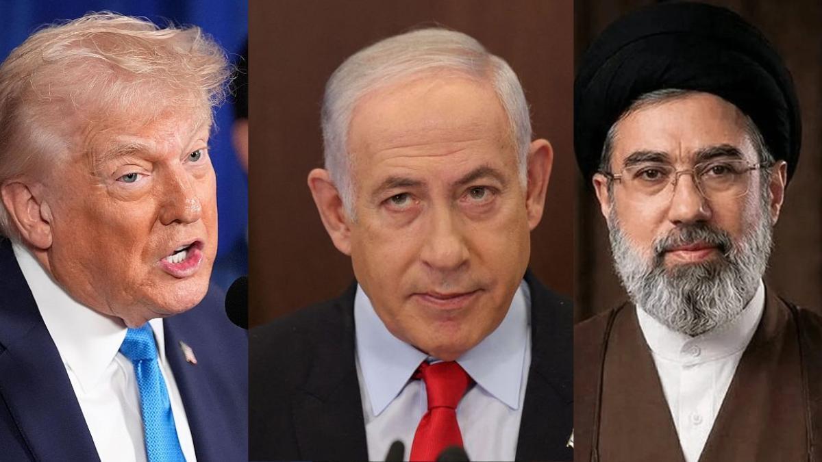Donald Trump / Netanyahu / Mojtaba Jamení