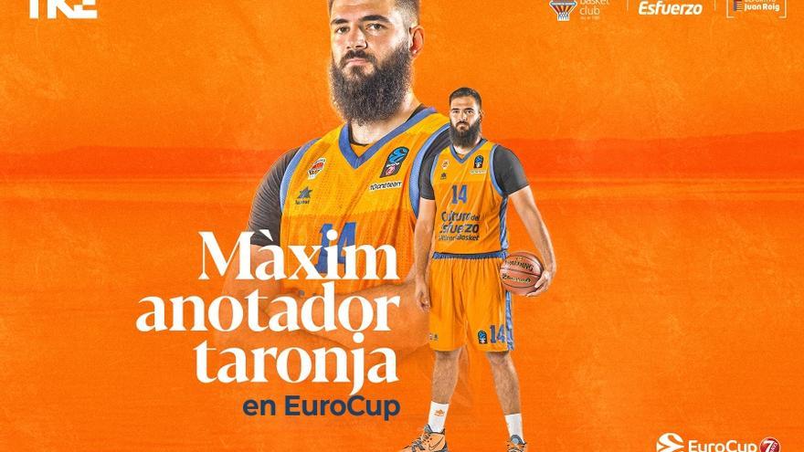 Dubi ya es el máximo anotador &#039;taronja&#039; en la EuroCup