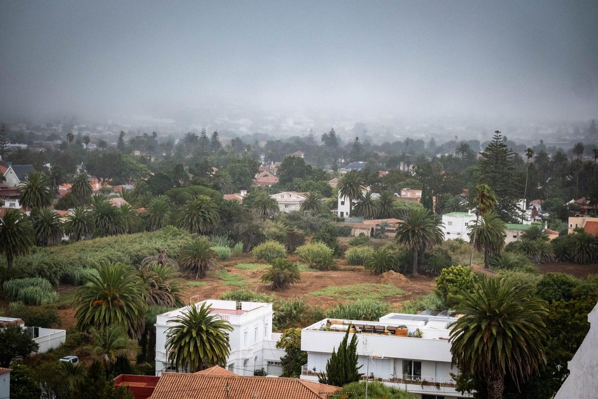 Una vista panorámica de la zona que albergará el humedal, en una imagen de este miércoles.