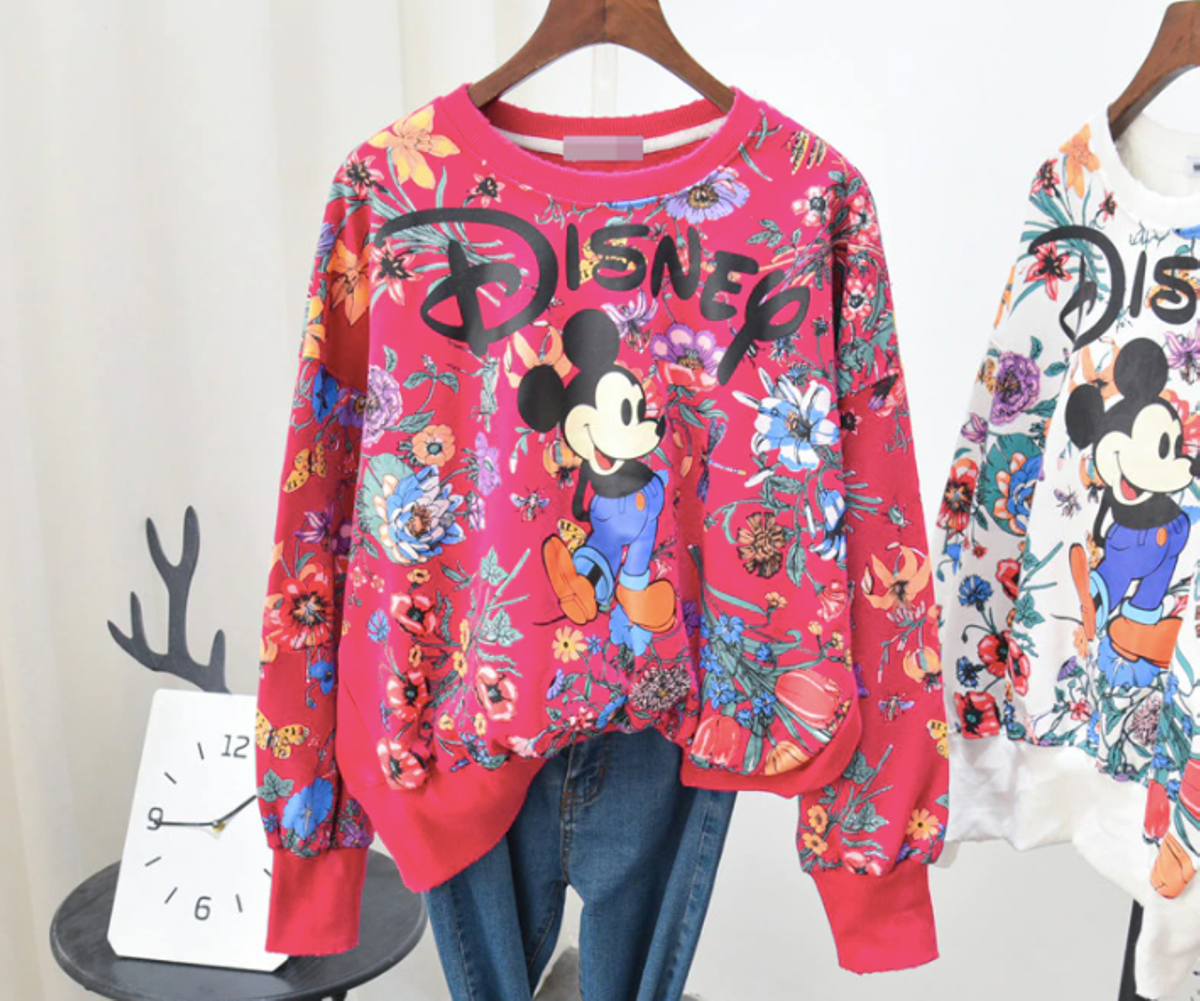 Sudadera estampada de Mickey de Aliexpress
