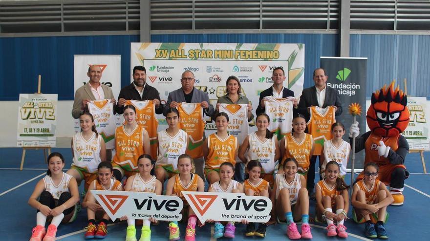 El XV All Star Vive Minibasket Femenino reúne en Málaga a la élite andaluza del baloncesto base
