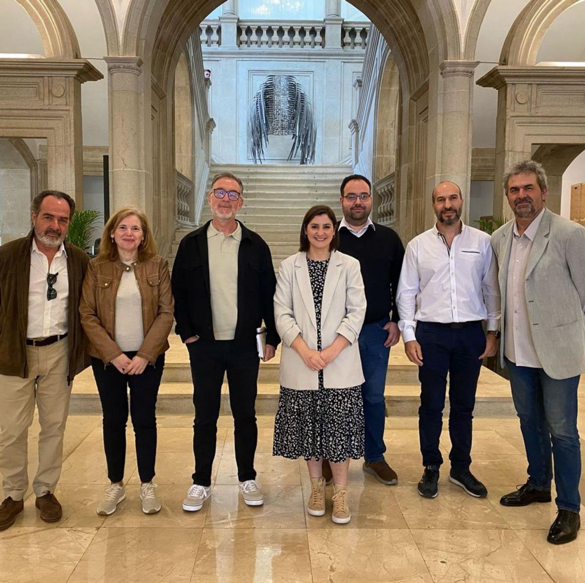 Reunión con responsables de la Oficina de Transformación Comunitaria de la Diputación. |  G. Núñez