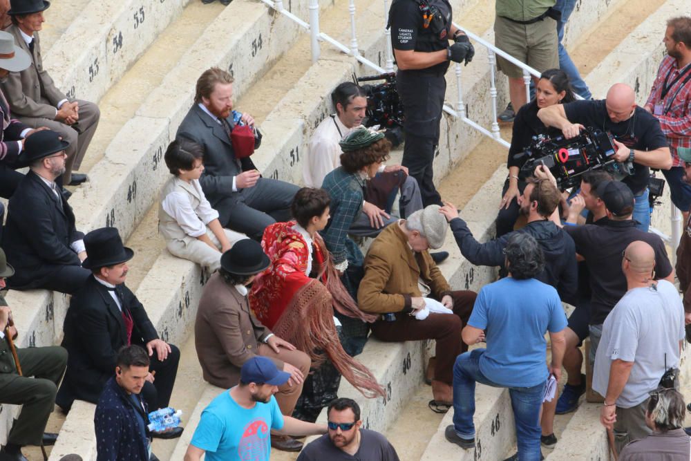 Este martes continúa el rodaje de ''Genius'' en la plaza de toros de La Malagueta