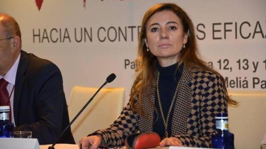 Marta Fernández Curras, secretaria de Estado de Presupuestos y Gasto del Ministerio de Hacienda, ayer en Palma.