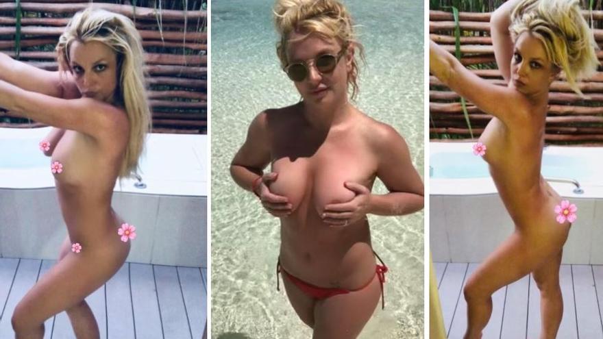 Britney Spears celebra la victoria sobre su tutela con 10 fotos desnuda