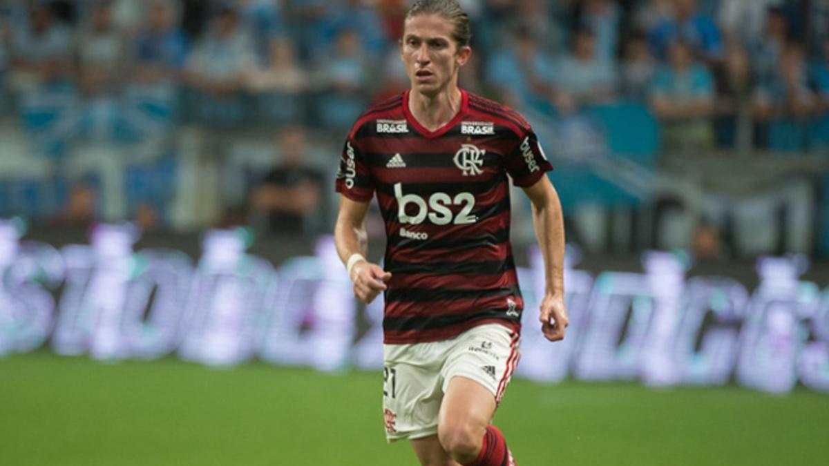 Filipe Luis llegó al Flamengo en el 2019