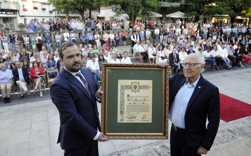 Lalín honra a su notario galleguista