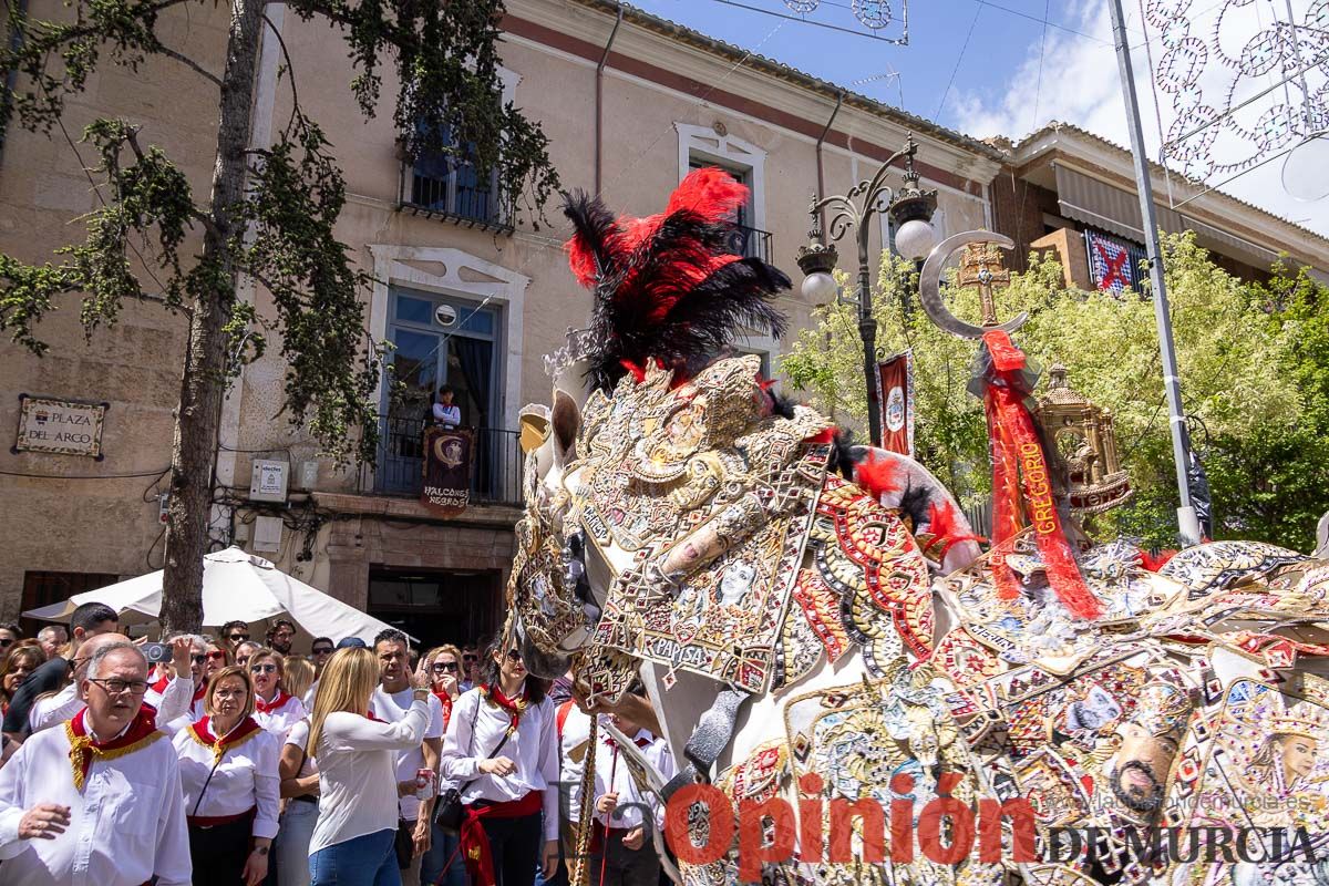 Recorrido Caballos del Vino día dos de mayo en Caravaca