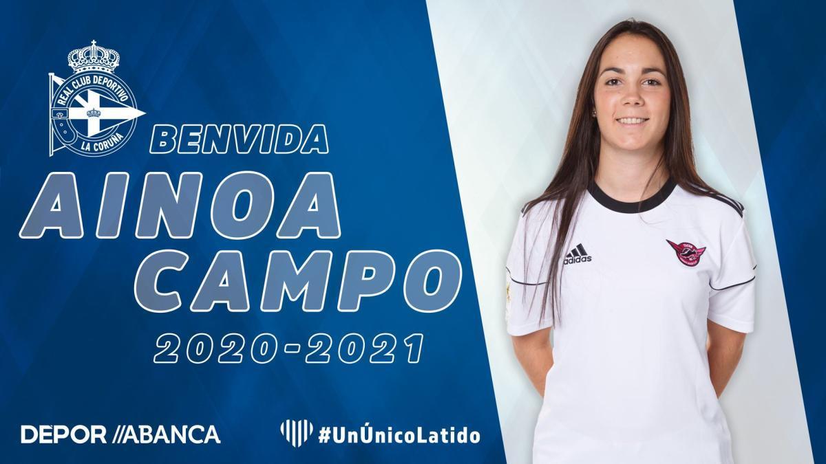 Ainoa Campo, nueva jugadora del Deportivo Abanca