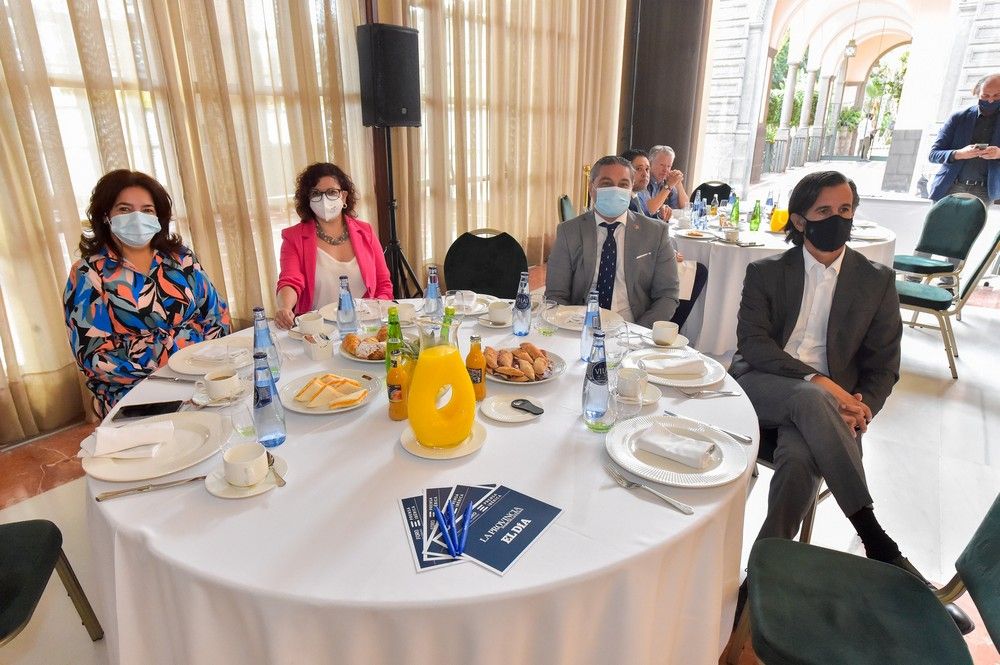 Augusto Hidalgo, en el Foro de Prensa Ibérica en Canarias