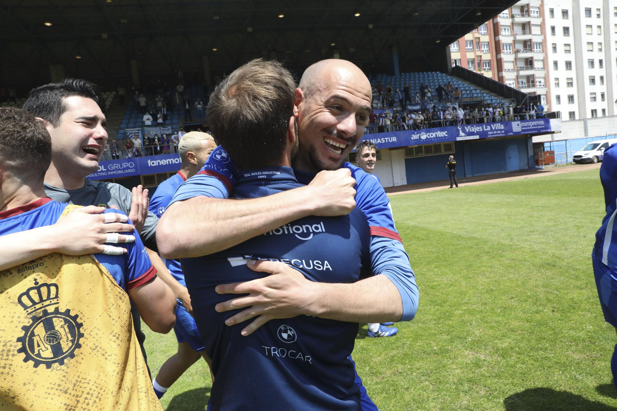 La celebración del Real Avilés, en imágenes