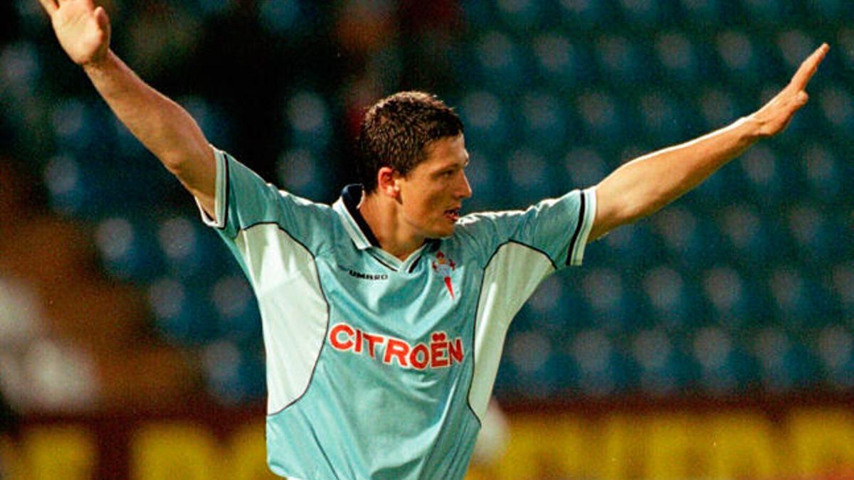 Penev, durante su época en el Celta