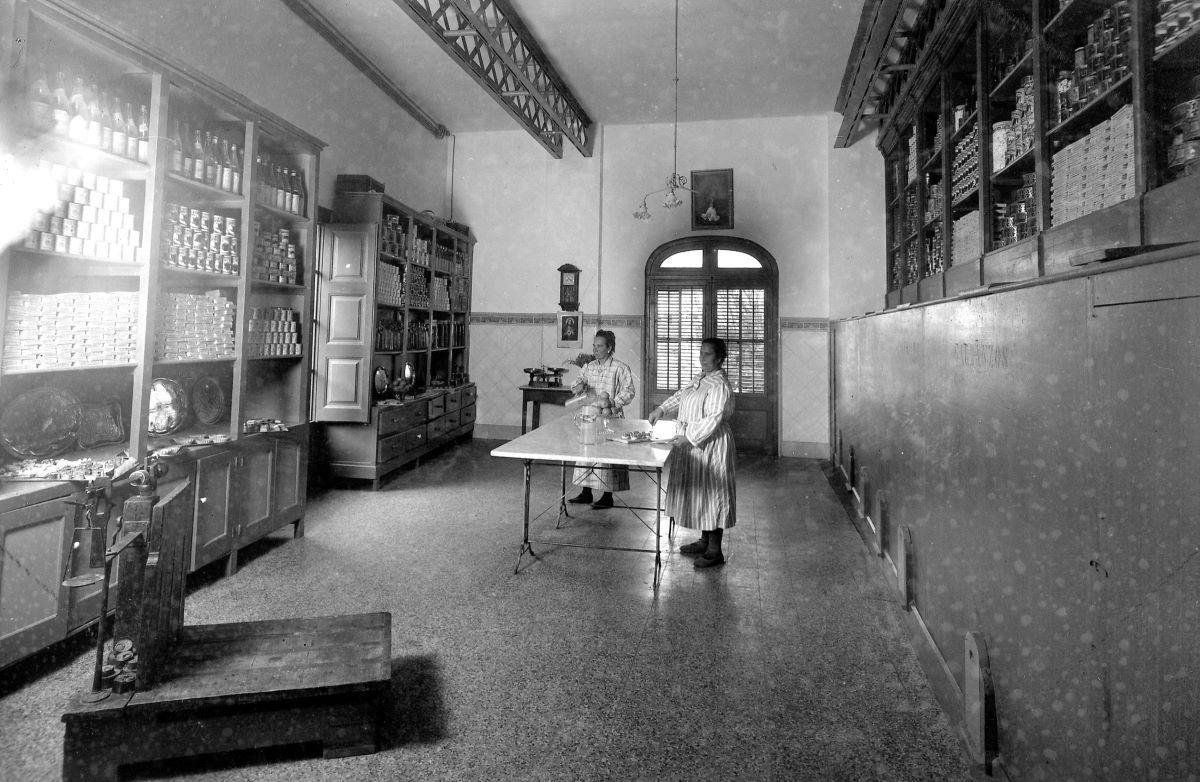 Pavelló d’administració de l’antic psiquiàtric femení, en una imatge de l’any 1920 aproximadament.