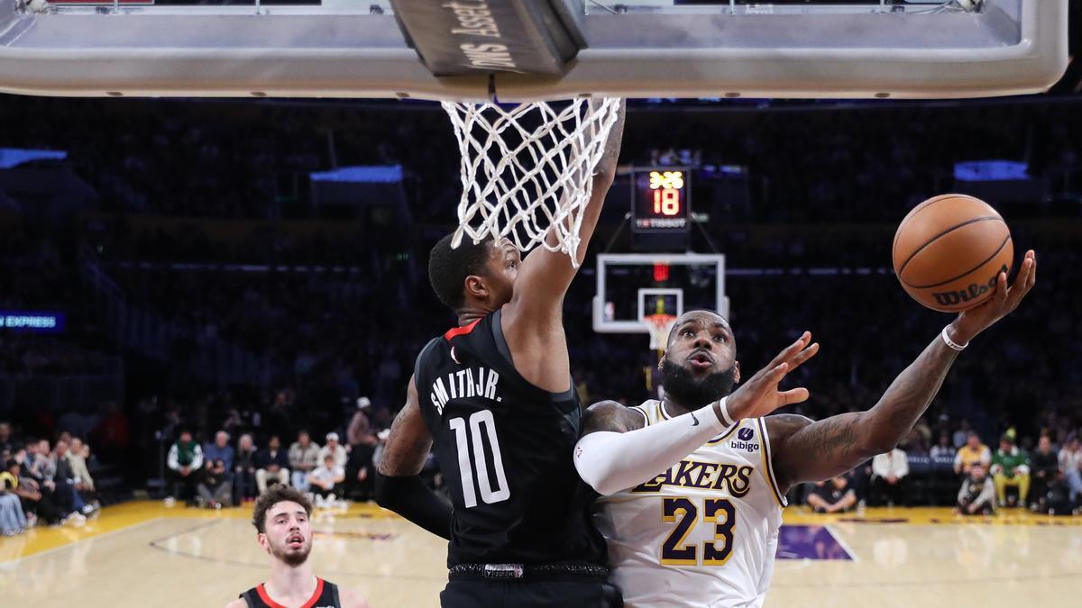 NBA - Houston Rockets at Los Angeles Lakers