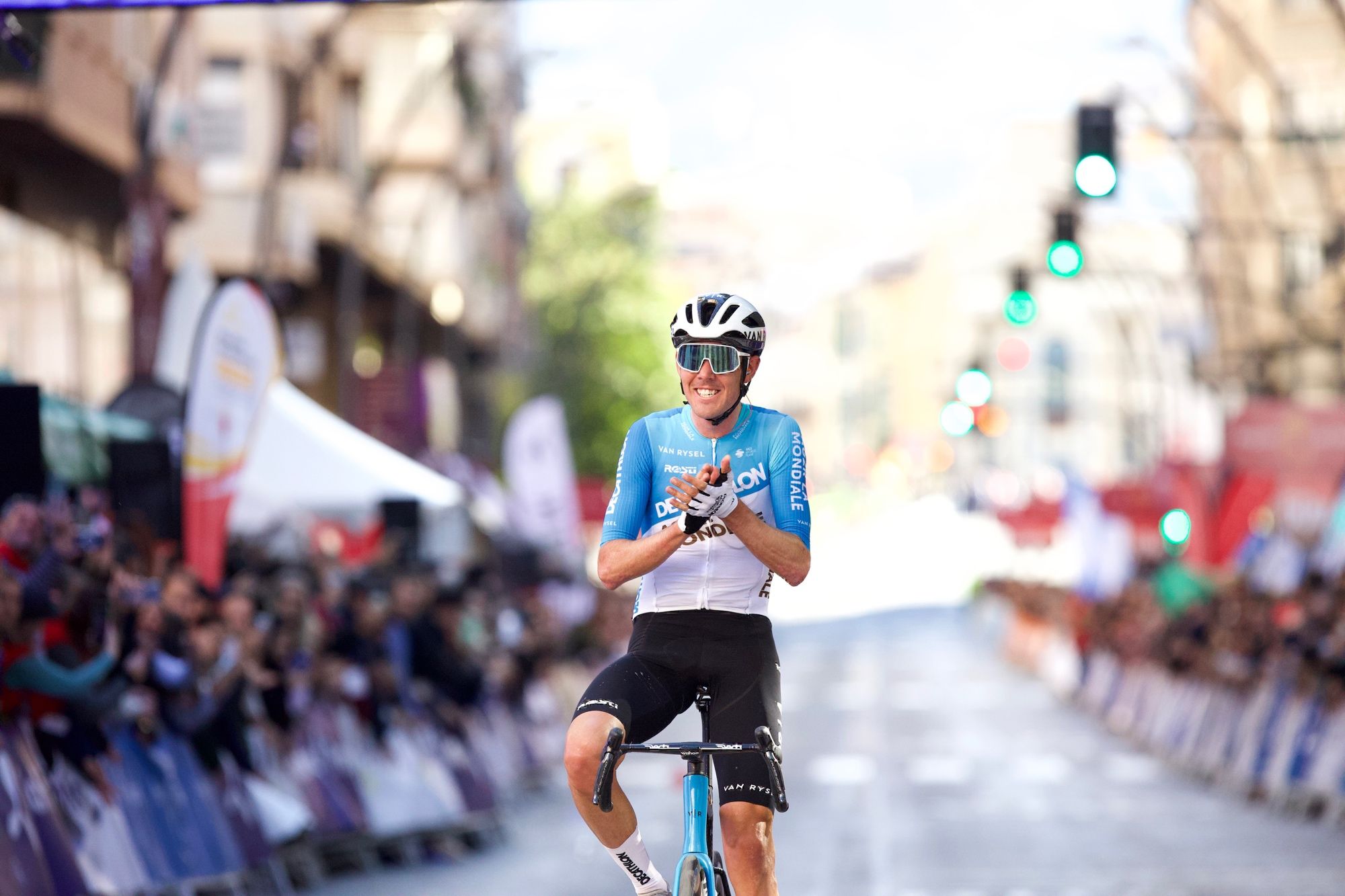 Llegada a Murcia de la Vuelta Ciclista a la Región