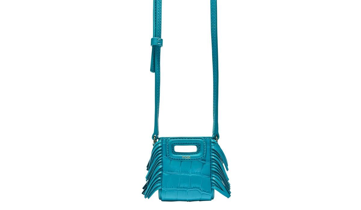 Mini bolso de piel de Maje