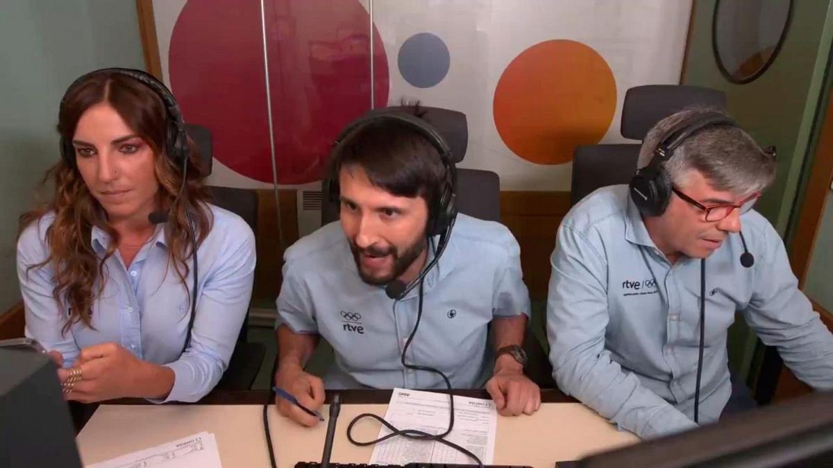 Eli Pinedo, Paco Caro y Alberto Urdiales, voces del balonmano en los JJOO de París 2024.