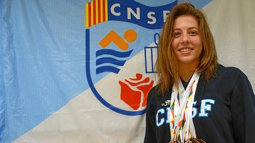 Homenatge a Núria Marquès per les seves 7 medalles als europeus